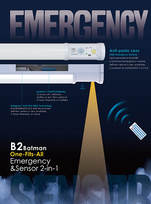 Fanxstar иновативно решение за осветлување за итни случаи: Bridgelux K24 2-во-1 интелигентно напојување со LED драјвер за итни случаи